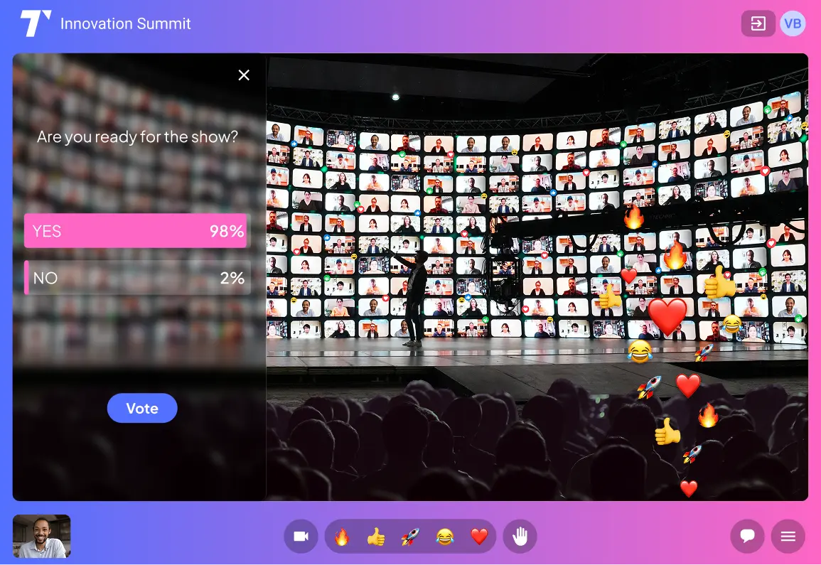 Sparkup Sparkup solution for virtual and hybrid events
