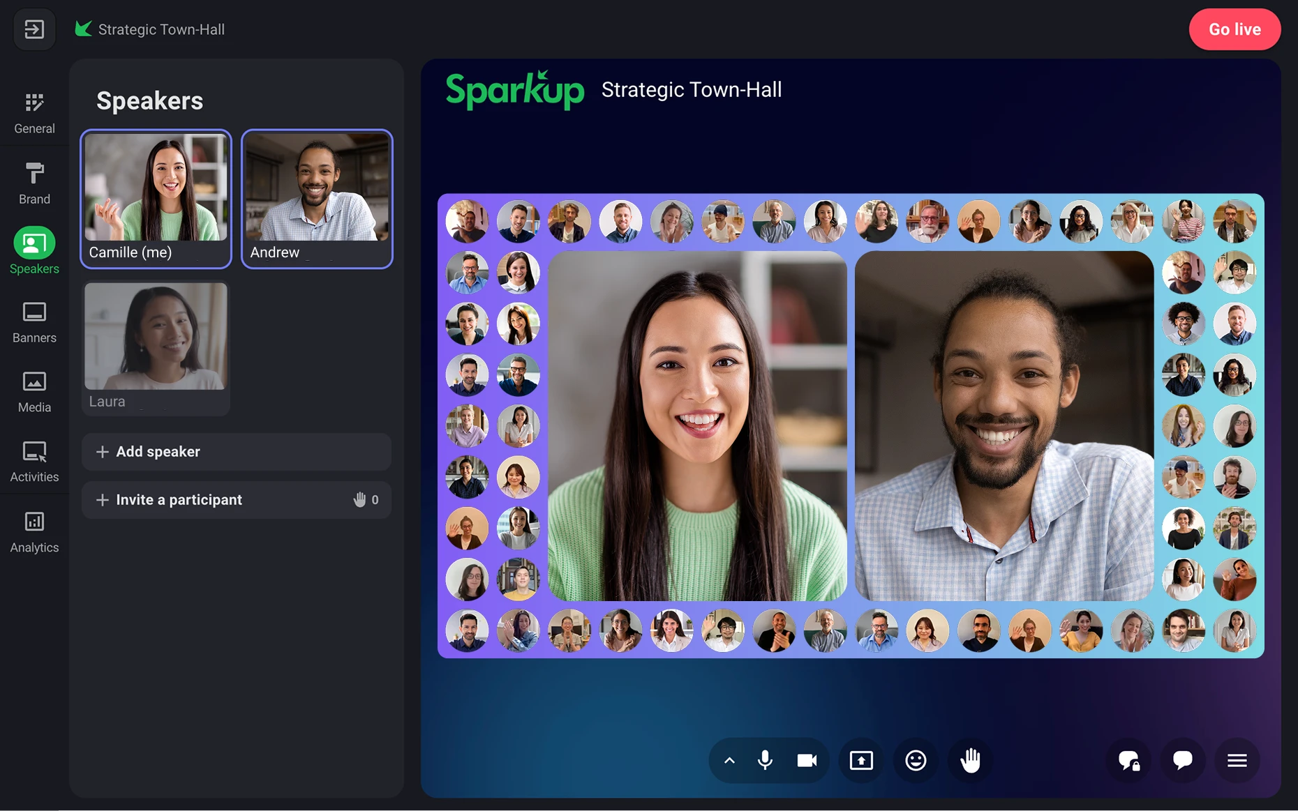 Sparkup speaker loading=